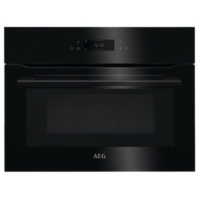 AEG KMK768080B CombiQuick Built-in Combination Microwave Oven with Grill - Black