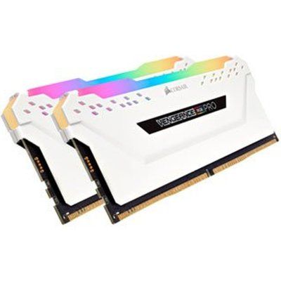White Corsair Vengeance RGB PRO DDR4 Memory Addressable Light Enhancem